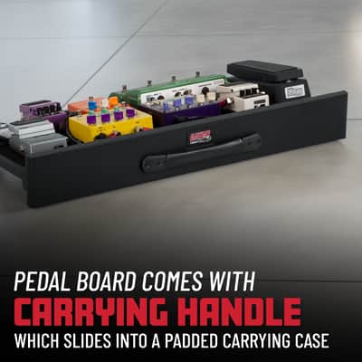 B-Stock Gator Cases Pro Size Wood Pedal Board with Built-in 9V and 18V Multi-Output DC Power Source & Nylon Carry Bag | 30 x 16" (GPTPROPWR) image 7