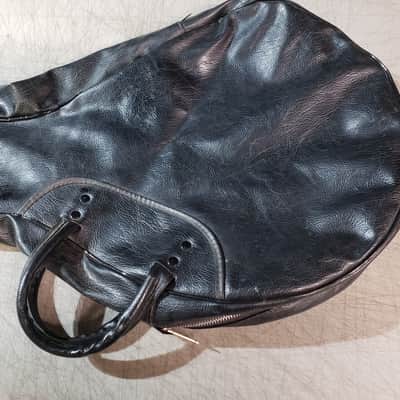 1970's Vintage 5 String Banjo Vinyl Black Red Flannel Interior Gigbag image 2
