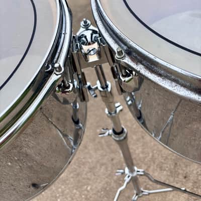 70s Slingerland Chrome 14-16 Concert Tom Set image 3