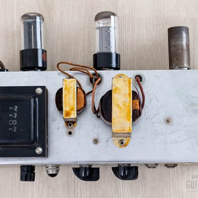 1955 Fender Princeton Tweed Vintage Tube Amp Narrow Panel Big Box 5F2 Circuit w/ Jensen image 18