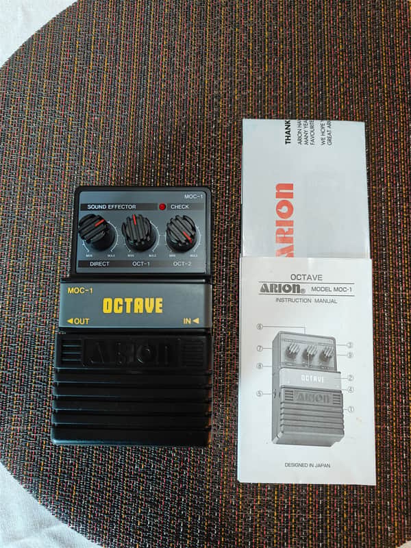 With Box Arion MOC-1 Octave 1980s - Black image 1