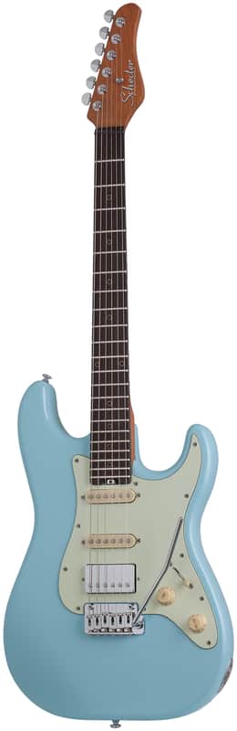 Schecter Nick Johnston Traditional H/S/S Atomic Silver image 1