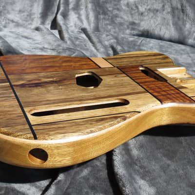 Babik Custom Telecaster Style body, Black Limba, handmade, Art Top image 13