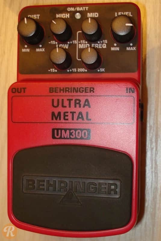 Behringer UM300 Ultra Metal Distortion Pedal image 1