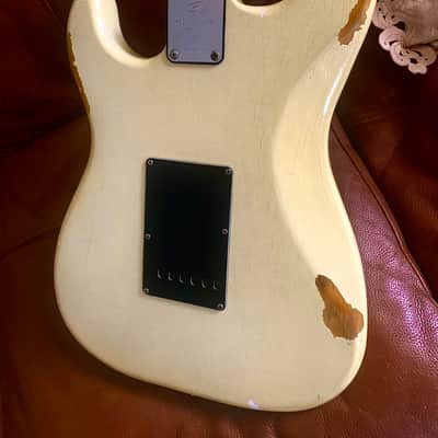 Vintage 1979 Fender 25th Anniversary Stratocaster in Original and Rare Pearl White Finish - All Original With a 4 Bolt Maple Neck and the Original Fender Embossed Logo Case image 16