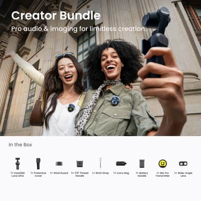 Insta360 Luna Ultra Creator Bundle Cosmic Black - Camera image 5