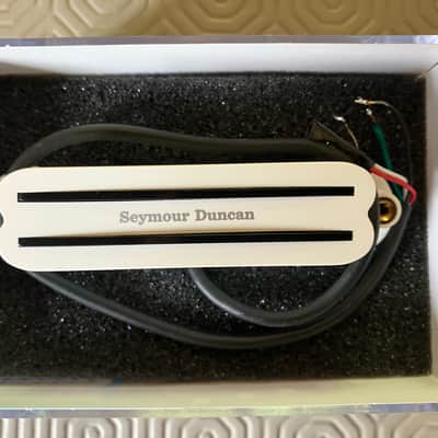 Seymour Duncan SHR-1b Hot Rails Strat Bridge Pickup 2010s - White image 6