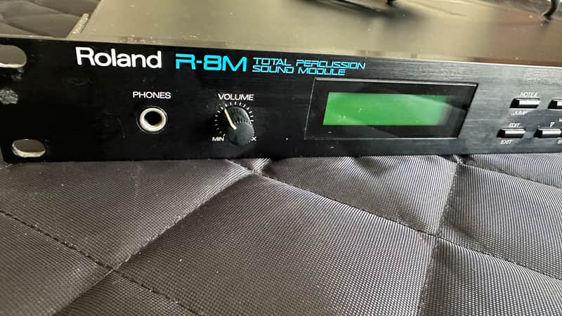 Roland R-8M Total Percussion Sound Module 1980s - Black image 1