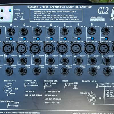 Allen & Heath GL 2 Mid 90s - Black image 16