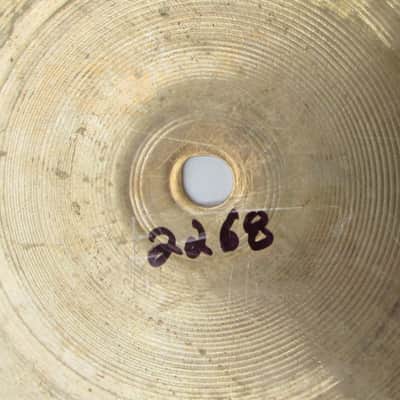Zildjian A Custom 20" Flat Top Ride Cymbal 2268 Grams Good Condition image 9