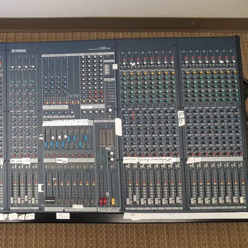 Yamaha IM8-40 Mixing Console with PW8 IM8 Power Supply | Reverb