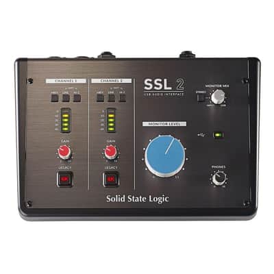 Solid State Logic SSL 2 USB Audio Interface 2020 - Present - Black image 2