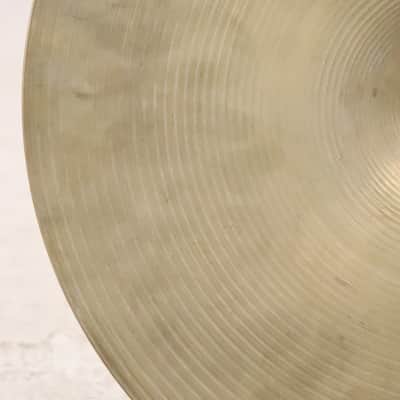 Zilco 16" Medium Thin Crash Cymbal Vintage 1970's 1,309g's image 12