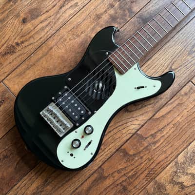 1990s Marine Rider Travel Campfire Electric Guitar w/ On Board Speaker + Effects image 1