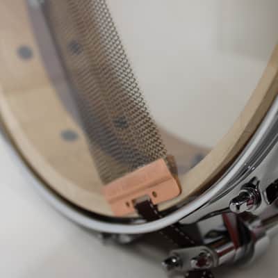 Holloman Custom Drums 5x14" Ash/Mahogany - Hand rubbed urethane over danish oil image 7