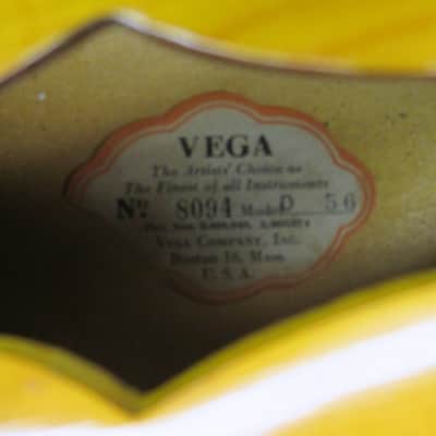 1940's Vega Duo-Tron Jazz Box with original case image 17