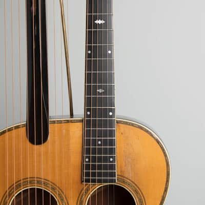 Stahl 10 Sub-Bass Harp Guitar, made by Larson Brothers, c. 1912, NO CASE case. image 10