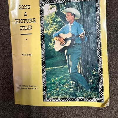 Vintage 1967 COWBOY COPAS Songs And Picture Folio image 1
