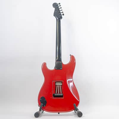 1985 Fender HH Contemporary Stratocaster Torino Red w/ System One 1 Locking Trem, TBX Tone Control, Padded Gigbag image 13