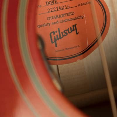 Gibson Dove Original Vintage Cherry Sunburst image 8