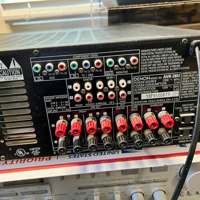 Denon AVR-2802 6.1 Ch Receiver Stereo Radio Phono; Tested image 9