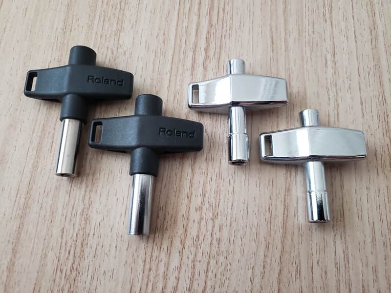 Set of 4  Roland V-Drum Keys Narrow Barrel image 1