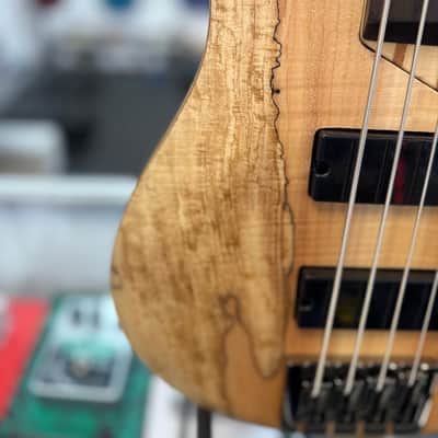 ESP LTD B-204SM Fretless Bass Guitar - Natural Satin image 7