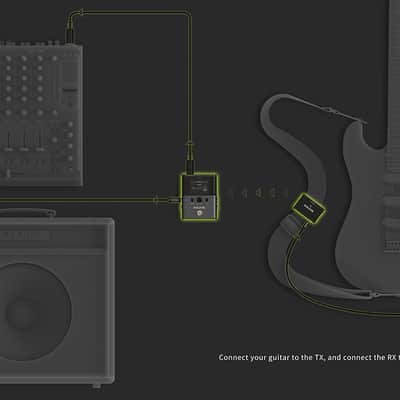 NUX B8 Wireless Guitar System for Pedalboard | Tuner and Boost Pedal image 9