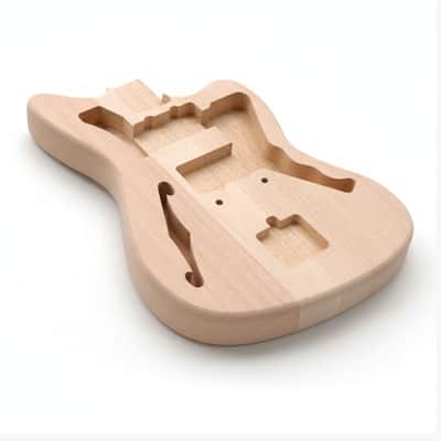 Unfinished Jazzmaster/ Offset Guitar Body - Mahogany image 1