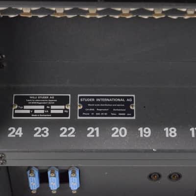 Studer A820 2" Analog 24 Track Multitrack Tape Recorder w/ Dolby SR/A #33934 image 18