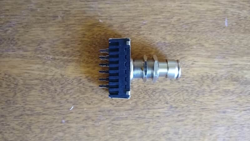 STI 4PDT Footswitch for EBS pedals STI 4PDT 2000s - Chrome image 1