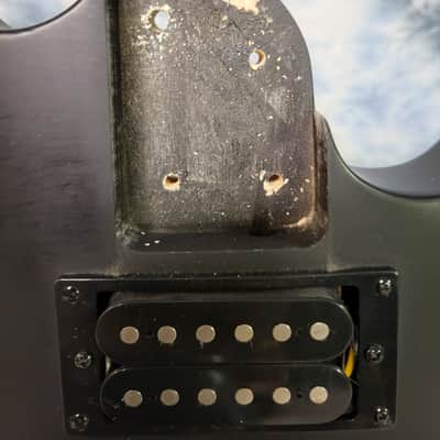 Laguna Short Scale Electric Guitar Project Body Pickups Tailpiece Bridge, Wiring Harness Switch Strap Buttons Back Plate Luthier Parts image 5