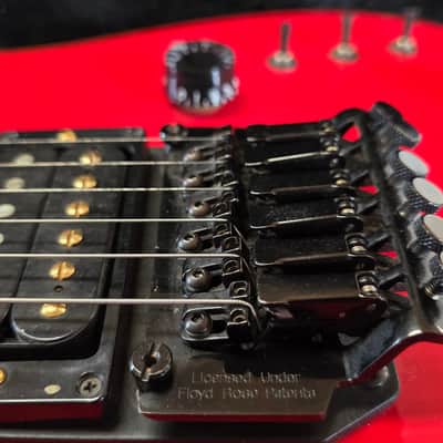 Gibson U2 1987 Ferrari Red HSS American U-2 Super Strat USA Custom Jackson Lawsuit Headstock Soloist Design SL1 image 6
