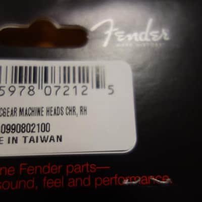 Fender ClassicGear Tuning Machines Chrome image 3