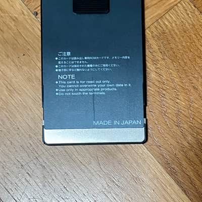 Roland SN-U110-12 Sax & Trombone Data Card for U-110 U-20 U-220 D-70 image 2