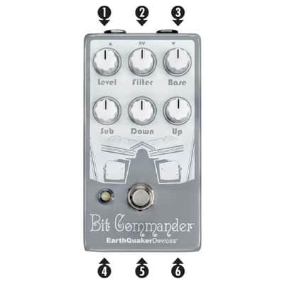 EarthQuaker Bit Commander V2 Four Voice Analog Octave Synthesizer image 8