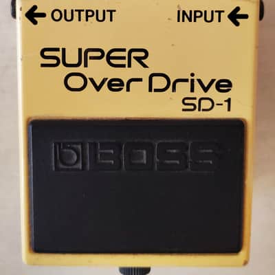 Boss SD-1 Super Overdrive 1981 - 1988 Made In Japan | Reverb