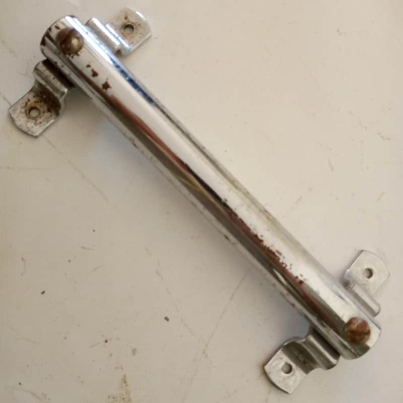 MIJ Rail Mount 4-Hole Slider Bar for Bass Drum Made In Japan Stencil Vintage 60s image 1