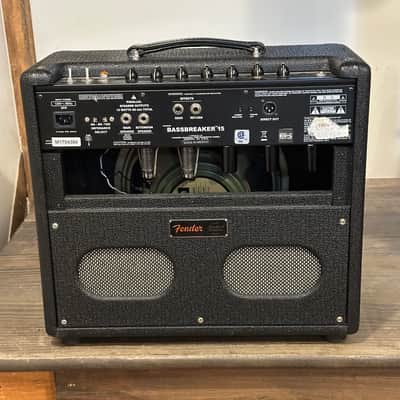 Fender Bassbreaker 15 "Midnight Oil" FSR Limited Edition 15-Watt 1x12" Guitar Combo with Celestion Greenback G12M 2018 Black image 5