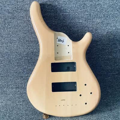 Solid Basswood Bass Guitar Body image 1