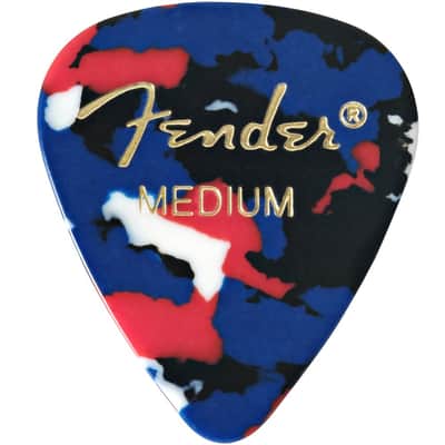Fender 351 Classic Celluloid Guitar Picks - CONFETTI, MEDIUM 144-Pack (1 Gross) image 4