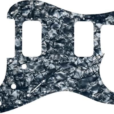 WD Custom Pickguard For Fender Big Apple Or Double Fat Stratocaster #28SG Silver Grey Pearl