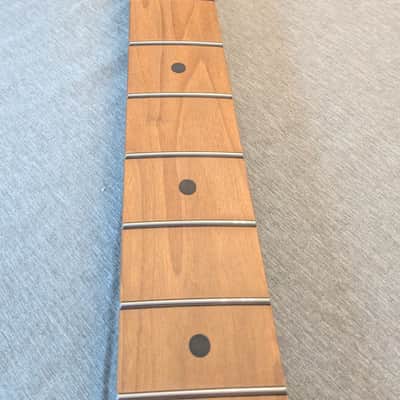 Warmoth Roasted Maple Stratocaster Neck, Clapton Profile, SS Frets image 4