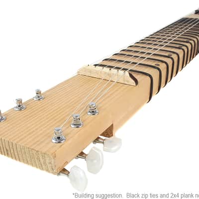 2x4 Lap Steel Guitar Kit - the DIY Slide Guitar - You supply the 2x4! image 1