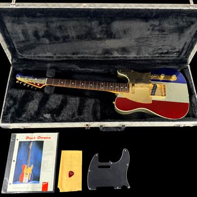 1995-1998 Fender Telecaster Buck Owens Signature Crafted in Japan ~ Red, Silver & Blue Sparkle image 15