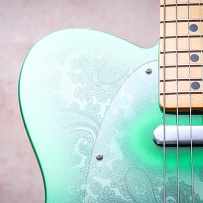 FENDER USA Custom Shop 68 Reissue Telecaster NOS "Green Paisley + Maple" (2025) image 8