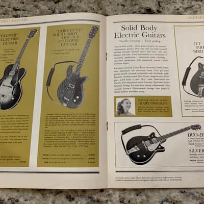 Gretsch Guitar Catalog 1961 Rare Original Rancher Sun Valley Corsair ElDorado Bikini Corvette Duo Jet Firebird Clipper Anniversary image 5