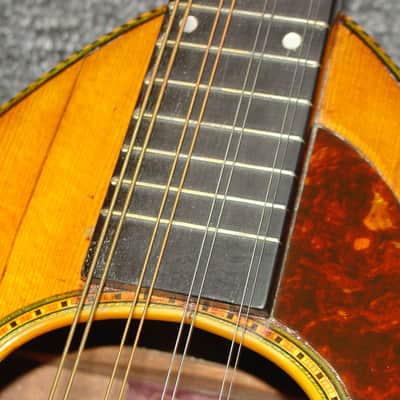 Vintage Weymann & Son Mandolute Curved-Back Mandolin Flame Maple - USA image 5