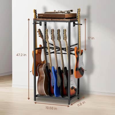 Multi Guitar Stand Rack – Floor Stand for 5–7 Electric & Acoustic Guitars image 2