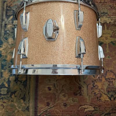Ludwig Champagne Sparkle 13” Tom Drum 70’s image 5
